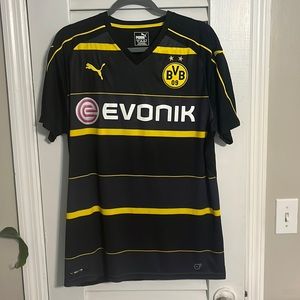 Borussia Dortmund Puma Authentic Soccer Jersey Large L